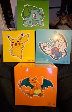 Pokemon x Target Life Size Puzzle Lot(4) Pikachu Bulbasaur Charizard Butterfree
