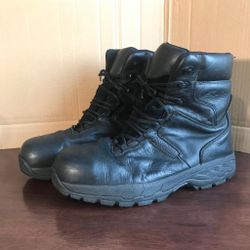 Men’s Black Work Boots Size 13 SR Max Comp Toe Waterproof Insulated Slip Resistant