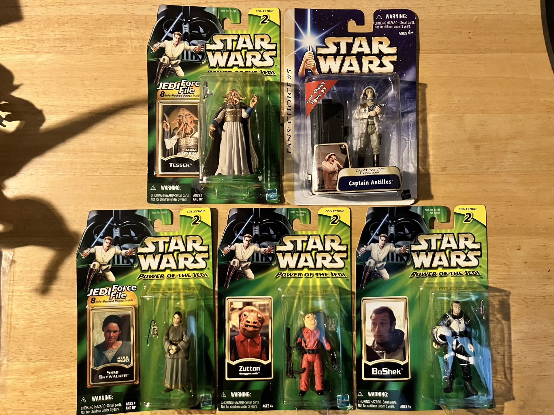 Star Wars Power Of The Jedi Action Figures