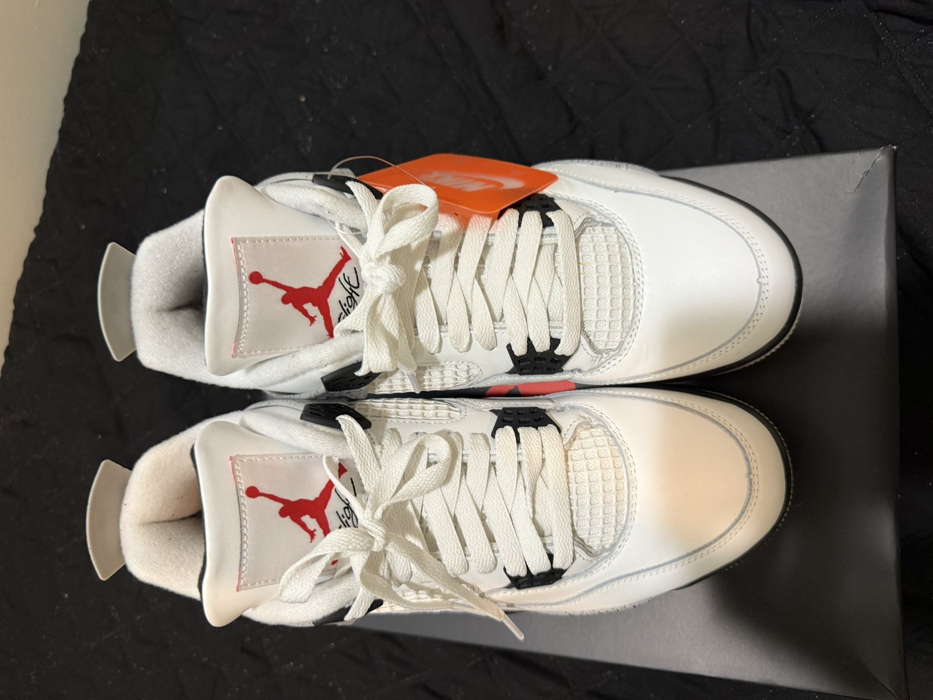 Air Jordan 4 White Cement