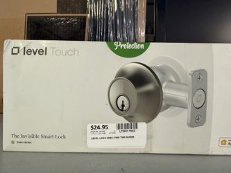 Level touch invisible smart lock