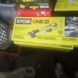 Ryobi one 18 v powered brush hand vacuum 