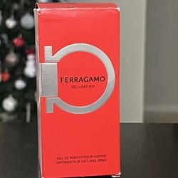 Ferragamo Red Leather Eau De Parfum 1.7oz - Open Box But New $30!