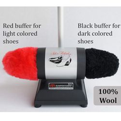 Sunpentown UC-989 Dual-Buffer Shoe Polisher w/Lamb Wool buffers