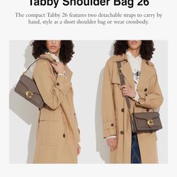 Coach Tabby Shoulder Bag 26