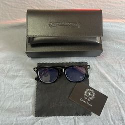 Chrome heart glasses