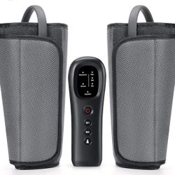 CINCOM Leg Massager for Circulation Air Compression Calf Massager for Muscles Relaxation FSA/HSA Eligible, Grey