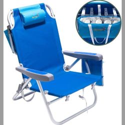 Blue Low Beach/ Fishing Chair 