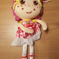FLIP ZEE GIRLS ZANA VERY BERRY STRAWBERRY 2 IN 1 SOFT PLUSH CLOTH 18" DOLL