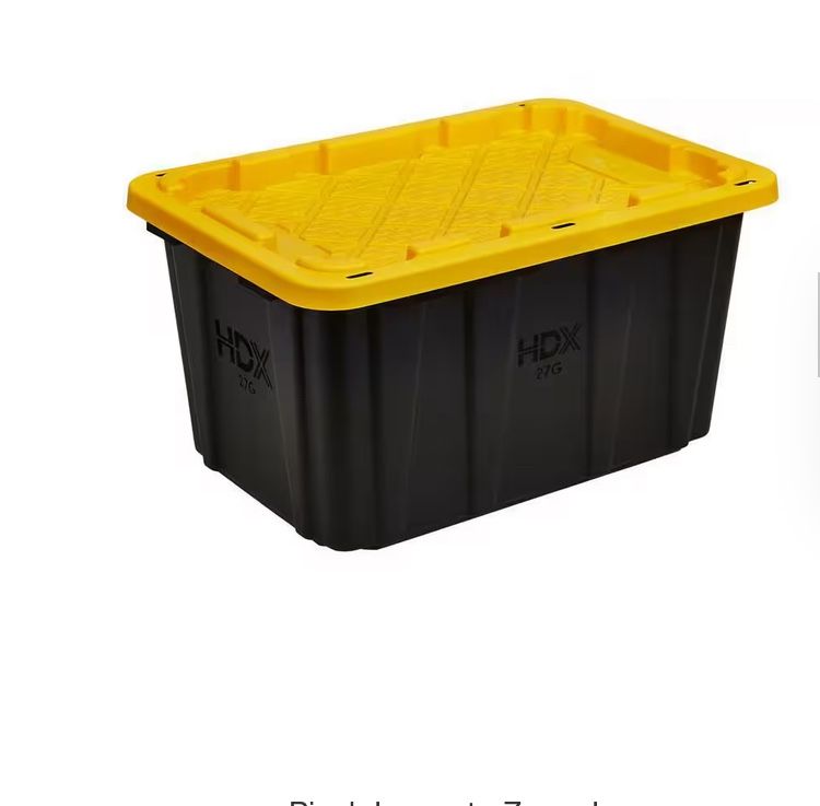 HDX 27gal Storage Bin
