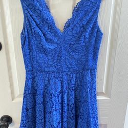 Blue Lace Dress