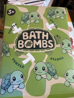 Turtle Bath Bombs for Kids