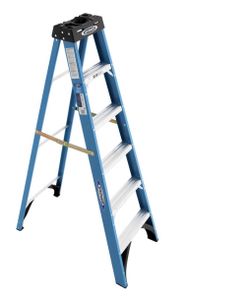 NEW Werner 6ft. Fiberglass Step Ladder with 250 lb.
