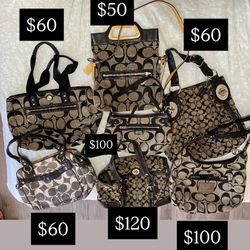Black coach Purses 