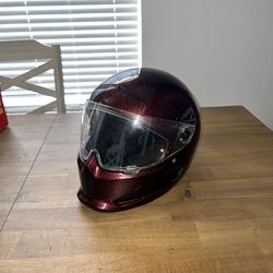 Motorcycle Helmet Ruroc Ruby Carbon Red Size ML