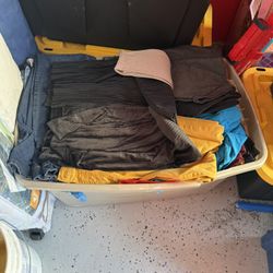 Bin Full Of Men And Women’s Jeans 