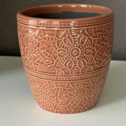 Glazed Outdoor Draining 5-6” Pot