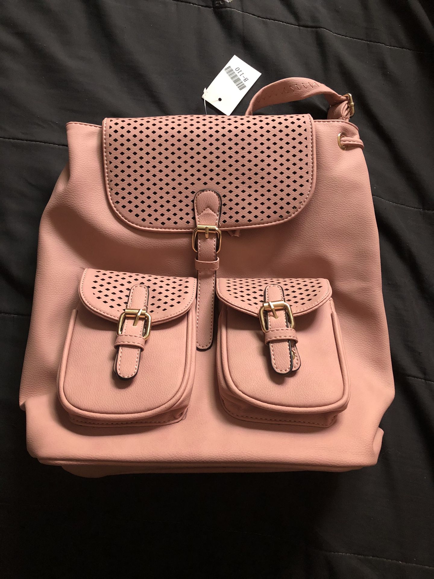 NEW!!! PINK LEATHER BACKPACK $20