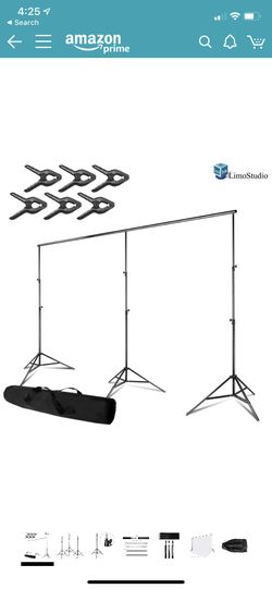 Backdrop/ draping rods 10x20 ft