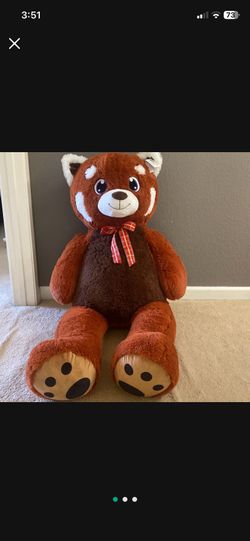 NEW Giant Red Panda Plush
