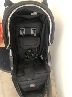 2015 Britax B-Agile stroller with rain cover. Britax safe cell car seat