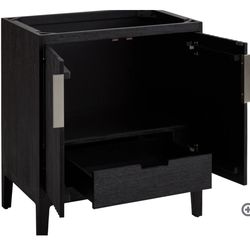 Signature Hardware 30” Manolin Vanity Arcadian Black w/ 3” Granite Counter $299 OBO