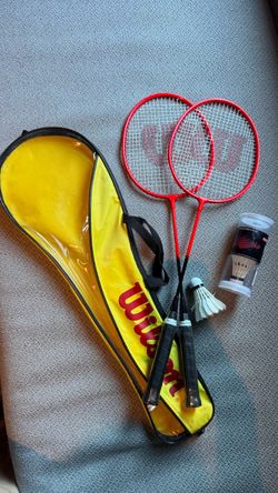 Wilson Badminton Set with Rackets and Shuttlecocks