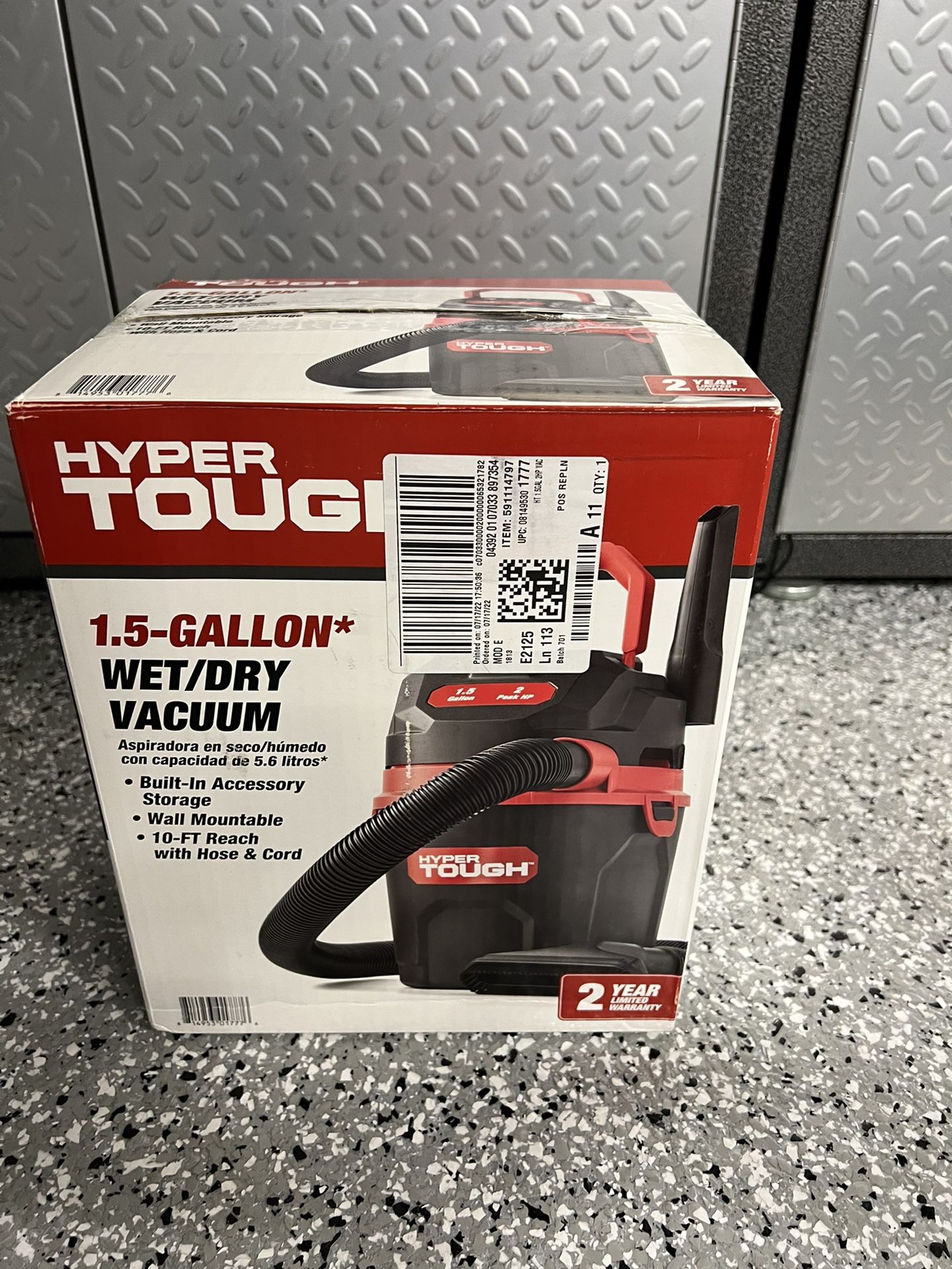 Hyper Tough Shop Vac (1.5 Gallon)