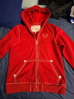 Red True Religion hoodie