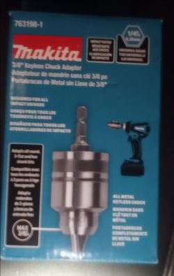 Makita 3/8" Keyless Chuck Adapter