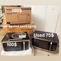 TOSHIBA Microwave Oven with Inverter Technology, Kitchen Essentials, Smart Sensor, Auto Defrost, 1.6 Cu.ft, 13.6" Removable Turntable, 33lb.&1250W, St