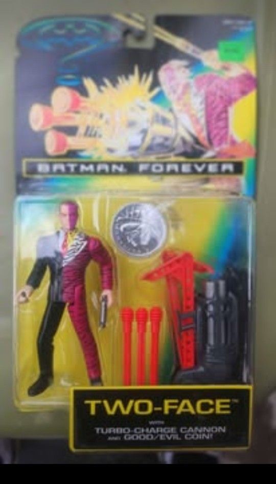 1995 Batman Forever ( Riddler And Two Face Action Figures)