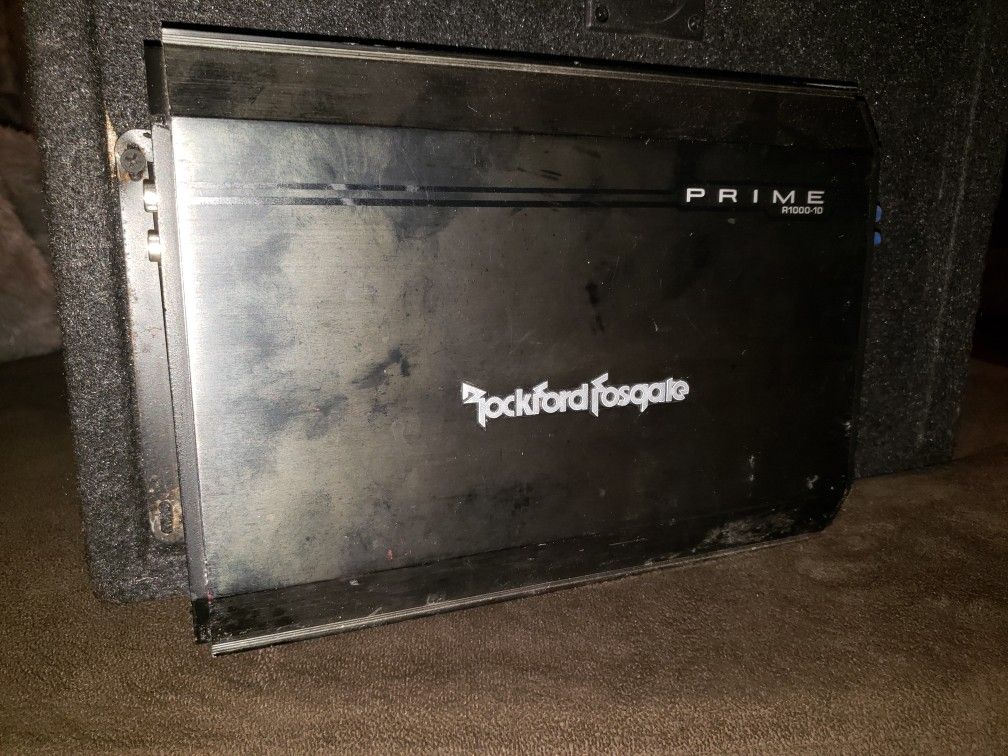 Rockford Fosgate Prime R1000-1D 1000 Watt Mono Amplifier