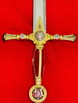 Gold sword