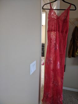 Beautiful red women's nightwear