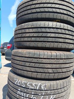 Vendo 4 Llantas Usadas 205 55 16 Michelin 98 devida