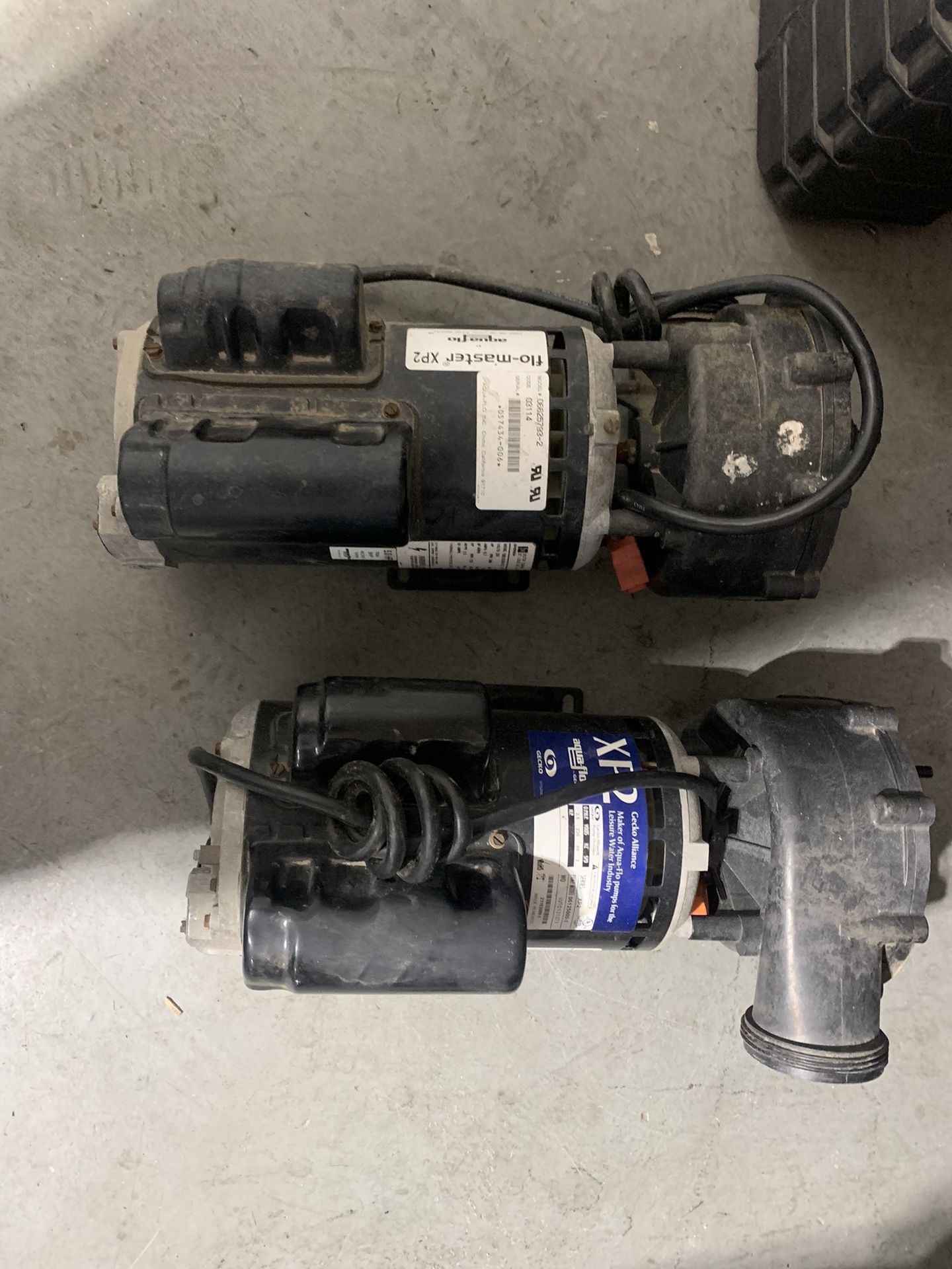 Spa/pool pumps