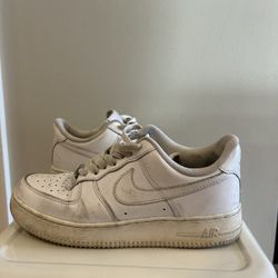 Mens White Af1s Size 7.5