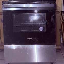 Whirlpool - 30-inch Electric Range with No Preheat Mode - Stainless Steel