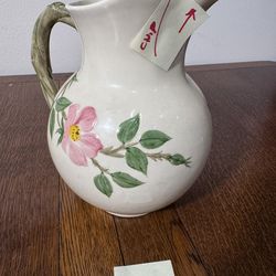 Franciscan Desert Rose VINTAGE water pitcher 1949 through 1953