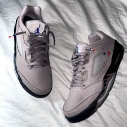PSG x Air Jordan 5 Retro Low Pumice Men's Size 12 DX6325-204 Paname