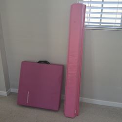 Kids gymnastics mat and beam