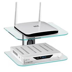 Goldline 609C Floating Glass Shelf Wall Mount – AV/DVD Bracket