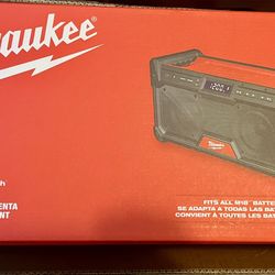 Milwaukee 2952-20 Bluetooth Job site Radio New In Box