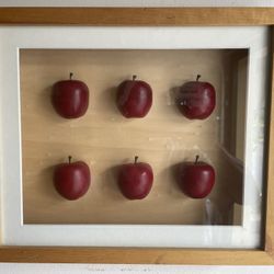 SIX APPLES SHADOWBOX
