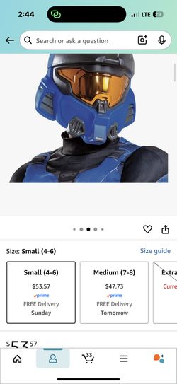 Blue Boys Halo Costume