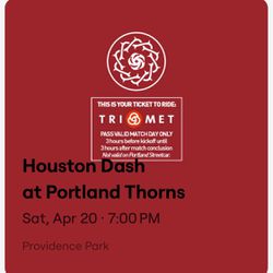 Thorns Vs Houston – April 20 7 Pm