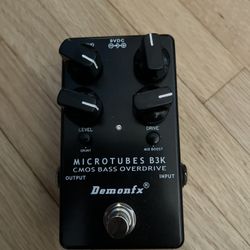 DemonFX Microtubes B3K Bass Pedal