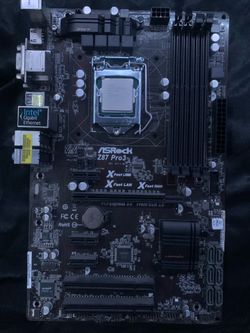 Asrock Z87 pro3 motherboard with cpu i5 4670 combo