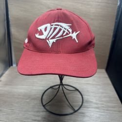 Vintage G Loomis fishing hat embroidered fish bones Fear No Fish cap Strapback